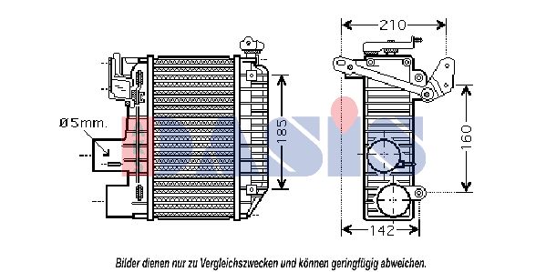 AKS DASIS Kompressoriõhu radiaator 217001N